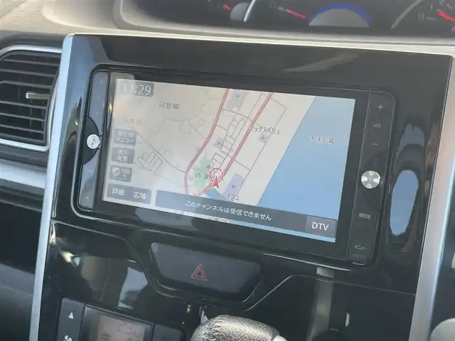 ダイハツ タント カスタム RS トップED SA 長崎県 2014(平26)年 9.6万km ブラックマイカメタリック (株)IDOMが運営する【じしゃロン長崎店】の自社ローン専用車両になりますこちらは現金またはオートローンご利用時の価格です。自社ローンご希望の方は別途その旨お申付け下さい/ナビ　/バックカメラ　/両側パワースライドドア　/ハーフレザーシート　/ＬＥＤヘッドライト　/オートライト　/フォグランプ　/電格ミラー　/衝突被害軽減ブレーキ　/Ｂｌｕｅｔｏｏｔｈ　/フルセグ