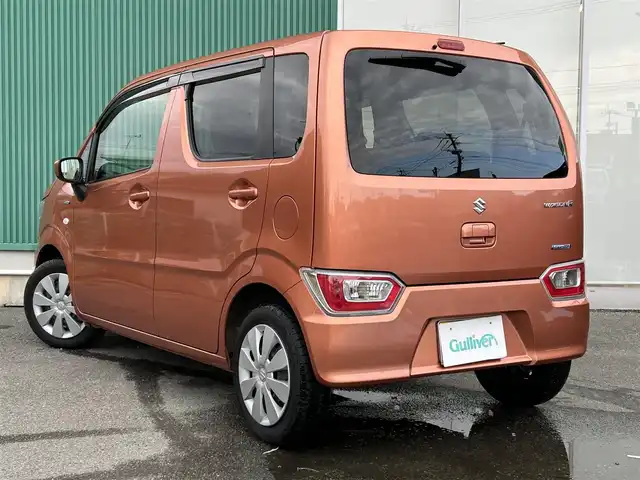 スズキ ワゴンＲ HYBRID FX 福岡県 2019(令1)年 2万km リフレクティブオレンジM アイドリングストップ/運転席シートヒーター/純正フロアマット/ハロゲンヘッドライト/CDチェンジャー/AUX/BT/ベンチシート/横滑り防止