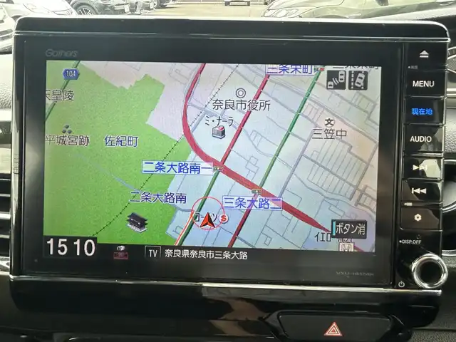 ホンダ Ｎ ＢＯＸ カスタム G L ターボ ホンダセンシング 奈良県 2018(平30)年 5.6万km ブリリアントスポーティブルーメタリック2トーン 純正メーカーナビ/ハーフレザー/追従式クルコン/両側パワスラ/フルセグTV/ドラレコ/ETC/Bluetooth/純正フロアマット/純正アルミ/オートライト（LED）/USB付/バックカメラ/記録簿/取扱説明書/保証書