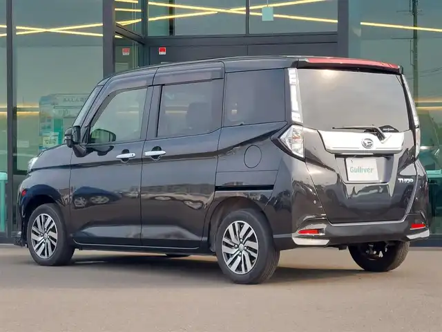 ダイハツ トール カスタムG SAⅡ 東京都 2018(平30)年 5万km ブラックマイカメタリック 社外ナビ/純正フロアマット/純正アルミホイール/クルーズコントロール/両側パワースライドドア/LEDヘッドライト/プッシュスタート/キーレスエントリー/バックカメラ/ETC/Bluetooth/ドアバイザー
