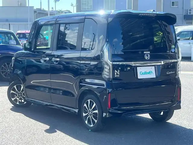 ホンダ Ｎ ＢＯＸ カスタム G L ホンダセンシング 島根県 2019(平31)年 8.9万km クリスタルブラックパール 純正メモリナビ　/フルセグTV /DVD再生　/Bluetooth /バックカメラ　/ビルトインETC　/アダプティブクルーズコントロール /レーンキープアシスト　/衝突軽減システム　/盗難防止装置　/片側パワースライドドア　/後方コーナーセンサー/オートハイビーム/純正LEDライト/純正フロアマット/純正14インチアルミホイール　