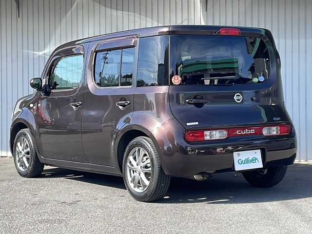日産 キューブ 15X Vセレクション 長野県 2015(平27)年 10.5万km ビターショコラ ストラーダメモリナビフルセグTV/bluetooth/バックカメラ/社外15インチアルミ/社外アルミ冬タイヤ積込/プッシュスタート /インテリジェントキー/保証書・取説/スペアキー