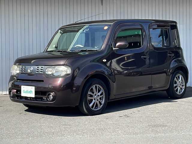 日産 キューブ 15X Vセレクション 長野県 2015(平27)年 10.5万km ビターショコラ ストラーダメモリナビフルセグTV/bluetooth/バックカメラ/社外15インチアルミ/社外アルミ冬タイヤ積込/プッシュスタート /インテリジェントキー/保証書・取説/スペアキー