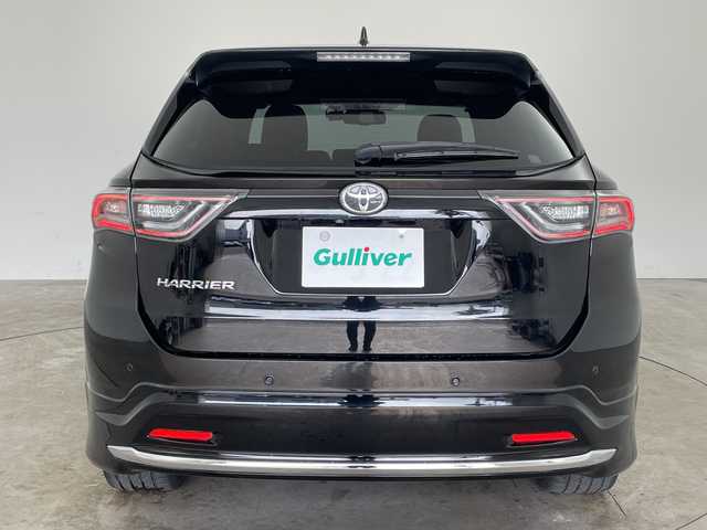 トヨタ ハリアー プレミアム アドバンスドP 兵庫県 2014(平26)年 9.2万km ブラック ・純正ナビ（CD/DVD/BT/TV）/・JBLサウンドシステム/・モデリスタエアロ/・置くだけ充電/・アラウンドビューモニター/・プリクラッシュセーフティ/・レーンディパーチャーアラート/・レーダークルーズコントロール/・オートマチックハイビーム/・クリアランスソナー/・パワーバックドア/・パワーシート/・ハーフレザーシート/・社外20インチAW/・ビルトインETC/・社外前後ドライブレコーダー/・LEDヘッドライト/・プッシュスタート/・スマートキー/・スペアキー