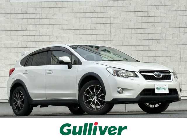 スバル インプレッサ ＸＶ 2．0i－L アイサイト 岩手県 2014(平26)年 8.7万km サテンホワイトパール 禁煙車/ワンオーナー/4WD/DISTONE SOUND/追従型クルーズコントロール/純正ナビ/→フルセグTV/Bluetooth/CD/DVD/FM/AM/バックカメラ/ステアリングスイッチ/横滑り防止装置/レーンキープアシスト/衝突軽減システム/オートライト/フォグライト/〇プッシュスタート/〇パドルシフト/〇アルミペダル/〇電動格納ミラー/〇ウィンカーミラー/〇ドアバイザー/〇フロアマット/〇シガーソケット/〇スマートキー/前後ドライブレコーダー/ETC