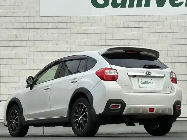 スバル インプレッサ ＸＶ 2．0i－L アイサイト 岩手県 2014(平26)年 8.7万km サテンホワイトパール 禁煙車/ワンオーナー/4WD/DISTONE SOUND/追従型クルーズコントロール/純正ナビ/→フルセグTV/Bluetooth/CD/DVD/FM/AM/バックカメラ/ステアリングスイッチ/横滑り防止装置/レーンキープアシスト/衝突軽減システム/オートライト/フォグライト/〇プッシュスタート/〇パドルシフト/〇アルミペダル/〇電動格納ミラー/〇ウィンカーミラー/〇ドアバイザー/〇フロアマット/〇シガーソケット/〇スマートキー/前後ドライブレコーダー/ETC