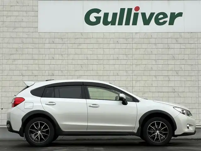 スバル インプレッサ ＸＶ 2．0i－L アイサイト 岩手県 2014(平26)年 8.7万km サテンホワイトパール 禁煙車/ワンオーナー/4WD/DISTONE SOUND/追従型クルーズコントロール/純正ナビ/→フルセグTV/Bluetooth/CD/DVD/FM/AM/バックカメラ/ステアリングスイッチ/横滑り防止装置/レーンキープアシスト/衝突軽減システム/オートライト/フォグライト/〇プッシュスタート/〇パドルシフト/〇アルミペダル/〇電動格納ミラー/〇ウィンカーミラー/〇ドアバイザー/〇フロアマット/〇シガーソケット/〇スマートキー/前後ドライブレコーダー/ETC