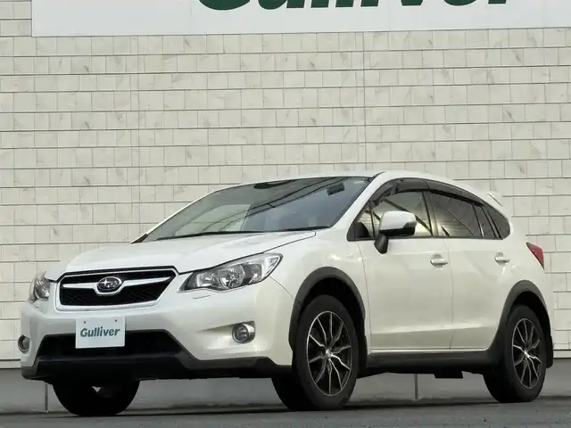 スバル インプレッサ ＸＶ 2．0i－L アイサイト 岩手県 2014(平26)年 8.7万km サテンホワイトパール 禁煙車/ワンオーナー/4WD/DISTONE SOUND/追従型クルーズコントロール/純正ナビ/→フルセグTV/Bluetooth/CD/DVD/FM/AM/バックカメラ/ステアリングスイッチ/横滑り防止装置/レーンキープアシスト/衝突軽減システム/オートライト/フォグライト/〇プッシュスタート/〇パドルシフト/〇アルミペダル/〇電動格納ミラー/〇ウィンカーミラー/〇ドアバイザー/〇フロアマット/〇シガーソケット/〇スマートキー/前後ドライブレコーダー/ETC
