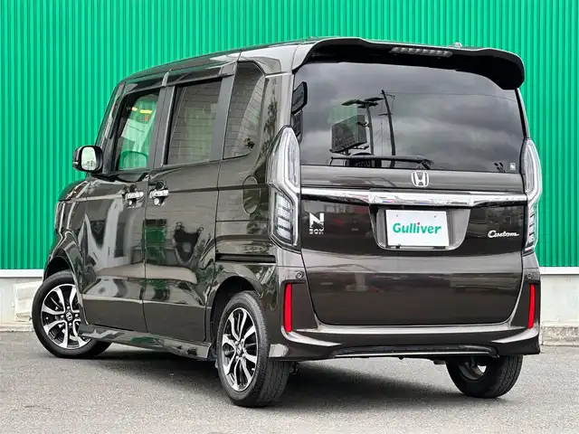 ホンダ Ｎ ＢＯＸ カスタム G L ホンダセンシング 宮城県 2017(平29)年 2.9万km プレミアムグラマラスブロンズP ホンダセンシング/●衝突軽減ブレーキ〈CMBS〉/●誤発進抑制機能/●後方誤発進抑制機能/●歩行者事故低減ステアリング/●路外逸脱抑制機能/●ACC〈アダプティブ・クルーズ・コントロール〉/●LKAS〈車線維持支援システム〉/●オートハイビーム/●先行車発進お知らせ機能/●標識認識機能/純正ナビ（VXM-185VFi）/・CD/DVD/・Bluetooth/・フルセグTV/バックカメラ/ビルトインETC/ドライブレコーダー/左側パワースライドドア/ステアリングスイッチ/LEDヘッドランプ/フォグランプ/オートライト/スマートキー＆プッシュスタート/スペアキー/電動格納ミラー/プラズマクラスター技術搭載フルオート・エアコンディショナー/純正14インチAW/フロアマット/ドアバイザー/W/サイド/カーテンエアバッグ