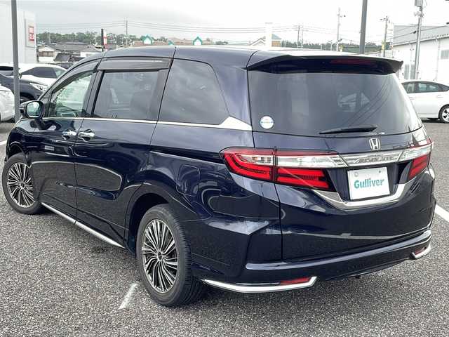 ホンダ オデッセイ アブソルート EX 島根県 2014(平26)年 5.4万km プレミアムヴィーナスブラックP 純正ナビ/４WD/フルセグTV（AM/CD/DVD）/ドライブレコーダー/後席モニター/ホンダセンシング/　レーンキープアシスト/　レーダークルーズコントロール/両側パワースライドドア/ハーフレザーシート/運転席パワーシート/アラウンドビューモニター/ブラインドスポットモニター/オートライト/LEDヘッドライト/ビルトインETC/アイドリングストップ