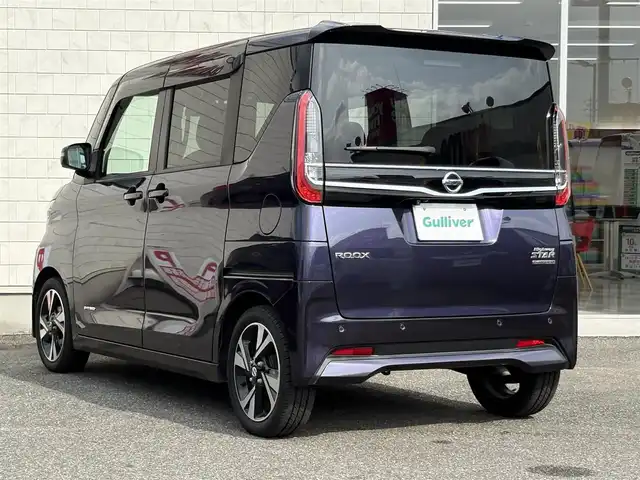 日産 ルークス HWS Gターボ プロパイロットED 山口県 2021(令3)年 4.3万km アメジストパープル 純正ナビ/DVD/BT/SD/FM/AM/ETC/前方ドライブレコーダー/両側パワースライド/クルーズコントロール/コーナーセンサー/フォグランプ/バックカメラ/全周囲カメラ/バックカメラ/電動格納ミラー/ドアバイザー