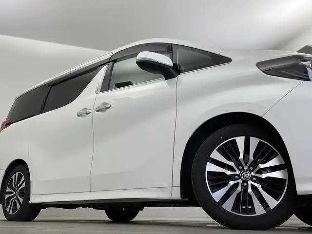 トヨタ アルファード S Cパッケージ 新潟県 2019(令1)年 4.8万km ホワイトパールクリスタルシャイン プリクラッシュセーフティ/レーダークルーズコントロール/レーンキープアシスト/ＢＳＭ/ディーラー7インチナビ（Bluetooth/CD/AUX/フルセグTV/SD）/バックカメラ/3眼LEDヘッドランプ/デジタルインナーミラー/D＋N席（シートセット/シートヒーター/シートベンチレーション）/パワーバックドア/純正AW(235/50/R18)/トヨタ製ドラレコ前後（ウルトラワイドLCD）/スペアキー１本
