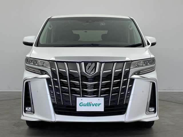 トヨタ アルファード S Cパッケージ 新潟県 2019(令1)年 4.8万km ホワイトパールクリスタルシャイン プリクラッシュセーフティ/レーダークルーズコントロール/レーンキープアシスト/ＢＳＭ/ディーラー7インチナビ（Bluetooth/CD/AUX/フルセグTV/SD）/バックカメラ/3眼LEDヘッドランプ/デジタルインナーミラー/D＋N席（シートセット/シートヒーター/シートベンチレーション）/パワーバックドア/純正AW(235/50/R18)/トヨタ製ドラレコ前後（ウルトラワイドLCD）/スペアキー１本