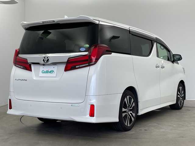 トヨタ アルファード S Cパッケージ 新潟県 2019(令1)年 4.8万km ホワイトパールクリスタルシャイン プリクラッシュセーフティ/レーダークルーズコントロール/レーンキープアシスト/ＢＳＭ/ディーラー7インチナビ（Bluetooth/CD/AUX/フルセグTV/SD）/バックカメラ/3眼LEDヘッドランプ/デジタルインナーミラー/D＋N席（シートセット/シートヒーター/シートベンチレーション）/パワーバックドア/純正AW(235/50/R18)/トヨタ製ドラレコ前後（ウルトラワイドLCD）/スペアキー１本