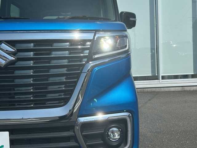 スズキ スペーシア カスタム HYBRID XS 神奈川県 2020(令2)年 3.7万km ブリスクブルーメタリック/ブラック2トーンルーフ 純正ナビ（CN-RZ853)/フルセグ/Bluetooth/CD/DVD/USB/両側パワースライドア　/ヘッドアップディスプレイ　/シートヒーター　/コーナーセンサー　/ＥＴＣ　/ドライブレコーダー　/ＬＥＤヘッドライト　/オートライト　/オートマチックハイビーム　/純正AW/純正フロアマット/スマートキー/プッシュスタート/ABS/横滑り防止装置/レーンキープアシスト/保証書/取扱説明書