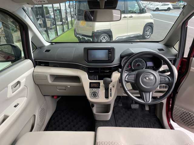 ダイハツ ムーヴ X ターボ SAⅢ 愛知県 2020(令2)年 5.9万km ファイアークォーツレッドM スマートアシストIII　/純正ナビ　/シートヒーター　/純正ＡＷ　/レーンキープ　/オートマチックハイビーム/スマートキー　/プッシュスタート　/電動格納ミラー　/ドアバイザー　/衝突軽減　/ＴＶ　/ＣＤ　/ＤＶＤ　/ＵＳＢ　/ＢＴ