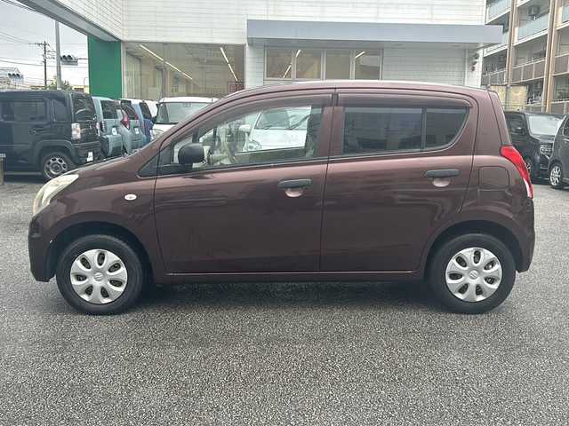 スズキ アルト F 沖縄県 2012(平24)年 5.3万km マルーンブラウンパール 社外ナビ　/（ＡＭ／ＦＭ／ＣＤ）　/ワンセグＴＶ　/純正フロアマット　/ＥＴＣ　/オートエアコン　/ハロゲンヘッドライト　/ベンチシート　/ＵＳＢ入力端子