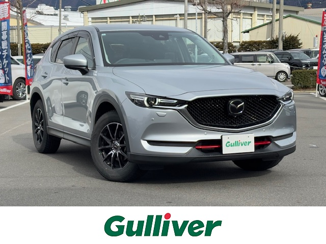 マツダ ＣＸ－５ XD プロアクティブ 長野県 2019(平31)年 4.5万km ソニックシルバーM ４WD/マツダコネクトナビ/社外AW17インチ/純正AW付きノーマルタイヤ車載/MT付ATモード/アイドリングストップ/スマートキー/追従クルーズコントロール/USB接続/ETC/フルセグテレビ/電動リアゲート/ドライブレコーダー/純正フロアマット/パワーシート/D席＋N席シートヒーター/横滑り防止機能/盗難防止機能/オートライト/LEDヘッドライト/フォグランプ/前後コーナーセンサー/衝突被害軽減システム