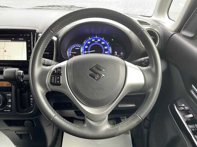 スズキ スペーシア カスタム XS 山形県 2016(平28)年 8.5万km クリスタルホワイトP 純正ナビ(CD.BT.AUX.USB)/全方位カメラ/フルセグ/両側パワースライドドア/シートヒーター/キセノンライト/プッシュスタート/スマートキーｘ２