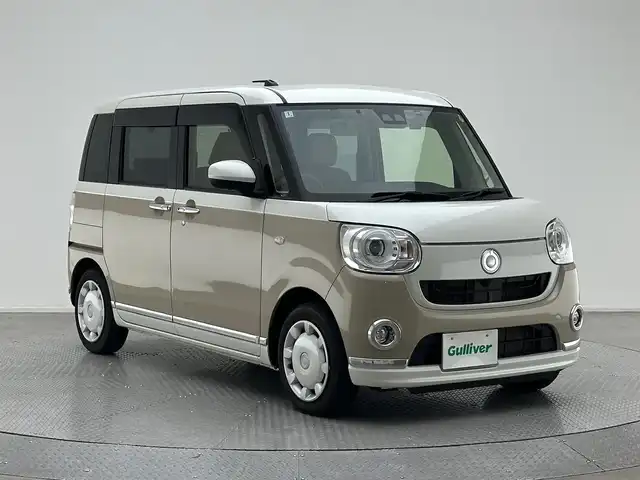 ダイハツ ムーヴ キャンバス G メイクアップ VS SAⅢ 兵庫県 2022(令4)年 2.3万km パールホワイトⅢ/ナチュラルベージュマイカメタリック 2トーン ・社外SDナビ/・フルセグTV/・社外前後ドライブレコーダー/・両側パワースライドドア/・ＥＴＣ/・シートヒーターD席/・衝突軽減ブレーキ/・ＬＥＤヘッドライト/・フォグランプ/・アイドリングストップ/・社外フロアマット