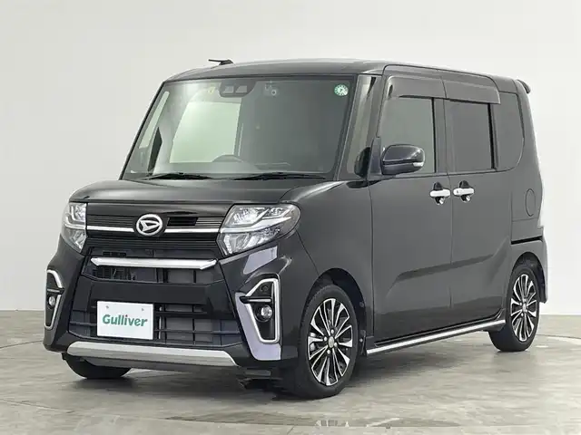 ダイハツ タント カスタム RS セレクション 群馬県 2020(令2)年 4.1万km ブラックマイカメタリック 社外ナビ９インチ　バックカメラ　シートヒーター　レーダークルーズコントロール　レーンキープアシスト　プリクラッシュセーフティ　両側パワースライドドア　ドライブレコーダー　ＥＴＣ　ＬＥＤライト　禁煙車