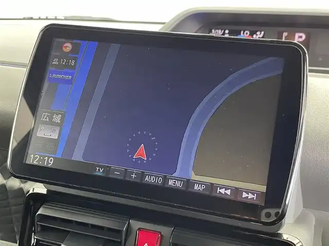 ダイハツ タント カスタム RS セレクション 群馬県 2020(令2)年 4.1万km ブラックマイカメタリック 社外ナビ９インチ　バックカメラ　シートヒーター　レーダークルーズコントロール　レーンキープアシスト　プリクラッシュセーフティ　両側パワースライドドア　ドライブレコーダー　ＥＴＣ　ＬＥＤライト　禁煙車