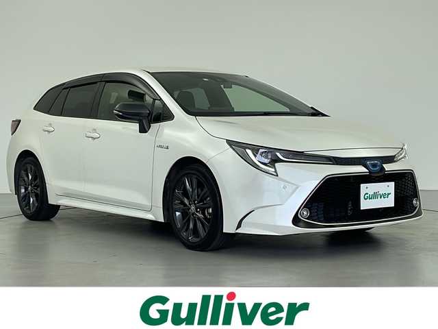 トヨタ カローラツーリング ハイブリッド ダブルバイビー 岐阜県 2020(令2)年 4.6万km ホワイトパールクリスタルシャイン 純正ナビ/Bluetooth/Miracast/AM/FM/USB/バックモニター/トヨタセーフティセンス/・プリクラッシュセーフティ/・レーントレーシングアシスト/・クリアランスソナー/・パーキングサポートブレーキ/・レーダークルーズコントロール/・オートマチックハイビーム/ETC2.0/電動パーキングブレーキ/ブレーキホールド/横滑り抑制機能/ステアリングスイッチ/ヘッドライトレベライザー/オートLEDヘッドライトレベライザー/純正17インチアルミホイール