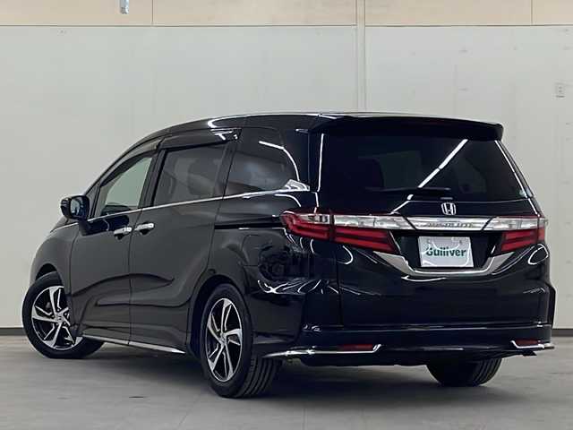 ホンダ オデッセイ アブソルート 道央・札幌 2015(平27)年 3.3万km クリスタルブラックパール HONDAセンシング/ACC/自動ブレーキ/LKAS/ステアリングアシスト/社外ナビ　ストラーダCN-RS01D/フルセグTV/Bluetooth/左右電動スライドドア/アイドリングストップ/電動ラインコントロール/ECON/TEIN車高調/EDFCII/純正フロアマット/オートライト/サイドミラーヒーター/ETC/ドアバイザー