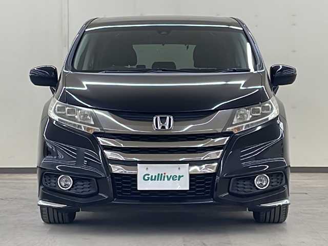 ホンダ オデッセイ アブソルート 道央・札幌 2015(平27)年 3.3万km クリスタルブラックパール HONDAセンシング/ACC/自動ブレーキ/LKAS/ステアリングアシスト/社外ナビ　ストラーダCN-RS01D/フルセグTV/Bluetooth/左右電動スライドドア/アイドリングストップ/電動ラインコントロール/ECON/TEIN車高調/EDFCII/純正フロアマット/オートライト/サイドミラーヒーター/ETC/ドアバイザー