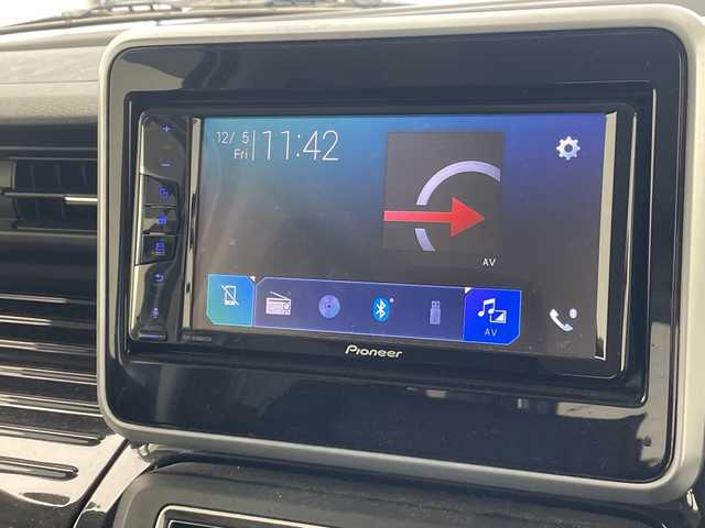 スズキ スペーシア カスタム HYBRID XS 沖縄県 2018(平30)年 6.8万km ピュアホワイトP 純正ディスプレイオーディオ（PVH-9300DVSZS）　　/DVD　/ＡＵＸ　/Ｂｌｕｅｔｏｏｔｈ　/ＥＴＣ/ハーフレザーシート　/両側パワースライドドア　/コーナーセンサー　/シートヒーター　/ＬＥＤヘッドライト　/オートライト/横滑り防止装置　/純正フロアマット/純正15インチアルミホイール