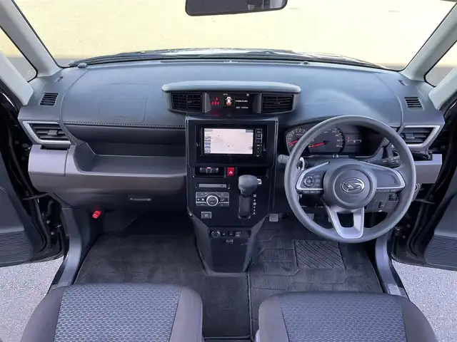 ダイハツ トール G 東京都 2023(令5)年 1.5万km ブラックマイカメタリック 純正ナビ/Bluetooth/プッシュスタート/プリクラッシュセーフティ/バックカメラ/前席シートヒーター/フルセグテレビ/コーナーセンサー/盗難防止/アイドリングストップ/ETC/プッシュスタート/キーレスエントリー/横滑り防止装置/純正ドライブレコーダー