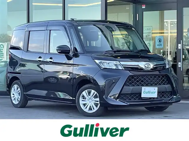 ダイハツ トール G 東京都 2023(令5)年 1.5万km ブラックマイカメタリック 純正ナビ/Bluetooth/プッシュスタート/プリクラッシュセーフティ/バックカメラ/前席シートヒーター/フルセグテレビ/コーナーセンサー/盗難防止/アイドリングストップ/ETC/プッシュスタート/キーレスエントリー/横滑り防止装置/純正ドライブレコーダー