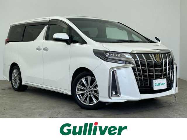トヨタ アルファード S タイプゴールド 大分県 2020(令2)年 5万km ホワイトパールクリスタルシャイン ワンオーナー/7人乗り/Wサンルーフ/デジタルインナーミラー /TOYOTAセーフティセンス/・プリクラッシュセーフティ/・レーントレーシングアシスト/・レーダークルーズコントロール/・アダプティブハイビームシステム/・ロードサインアシスト/ブラインドスポットモニター（BSM）/リヤクロストラフィックアラート（RCTA）/純正ディスプレイオーディオ/・CD/DVDデッキ、BT対応、USB/・AppleCarPlay、AndroidAuto/ステアリングスイッチ/バックカメラ/両側電動スライドドア/パワーバックドア/前後ドライブレコーダー/ビルトインETC/電動パーキング/オートホールド機能/横滑り防止装置/電動格納ミラー/AC100V/100W/純正フロアマット/オートライト/3眼LEDヘッドライト/LEDフォグ/クリアランスソナー/純正18インチアルミホイール/保証書、取説、スペアキー有り