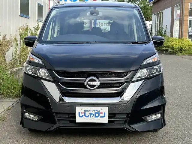 日産 セレナ ハイウェイスター プロパイロットED 福島県 2016(平28)年 13.2万km ダイヤモンドブラック (株)IDOMが運営する【じしゃロン福島店】の自社ローン専用車両になります。こちらは現金またはオートローンご利用時の価格です。自社ローンご希望の方は別途その旨お申付け下さい/純正ナビ/両側パワースライドドア/後席フリップダウンモニター/バックカメラ/コーナーセンサー/純正ホイール/フォグランプ/サンシェード/ドアバイザー/ステアリングリモコン/ハンズフリーオートスライドドア/ETC