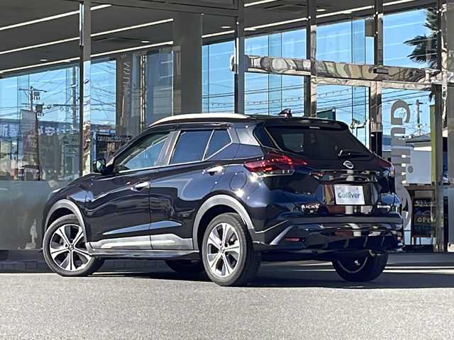 日産 キックス X 福島県 2020(令2)年 3.2万km ピュアブラック １オーナー　プロパイロット　純正フルエアロ　全方位カメラ　デジタルインナーミラー　ハーフレザーシート　フルセグＴＶ　純正ドライブレコーダー　ビルトインＥＴＣ　クリアランスソナー　ルーフレール