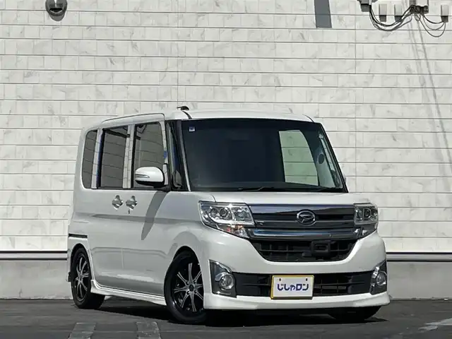 ダイハツ タント カスタム RS SA 長野県 2015(平27)年 8.5万km パールホワイトⅢ (株)IDOMが運営する【じしゃロン長野店】の自社ローン専用車両になります。こちらは現金またはオートローンご利用時の価格です。自社ローンご希望の方は別途その旨お申付け下さい /社外SDナビ/（フルセグTV/Bluetooth接続/CD/DVD）/両側パワースライドドア/バックカメラ/ETC/プッシュスタート＆スマートキー/オートライト/LEDヘッドライト