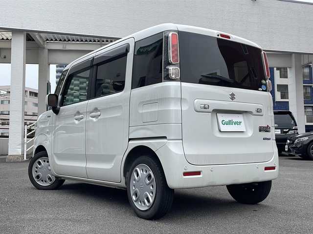 スズキ スペーシア HYBRID G 宮崎県 2018(平30)年 1.2万km ピュアホワイトP ワンオーナー/プッシュスタート/コーナーセンサー後ろのみ/オートライト/オートハイビーム/パワーウィンドウ/パワーステアリング/アイドリングストップ/衝突軽減システム/レーンキープアシスト/横滑り防止/純正フロアマット