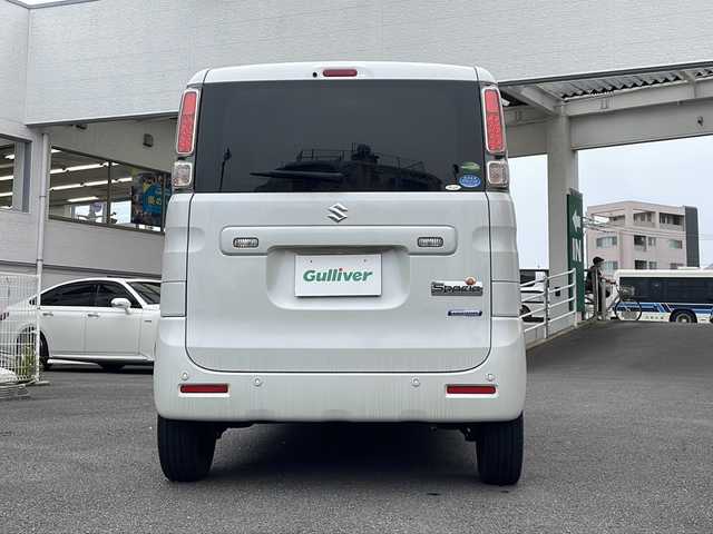 スズキ スペーシア HYBRID G 宮崎県 2018(平30)年 1.2万km ピュアホワイトP ワンオーナー/プッシュスタート/コーナーセンサー後ろのみ/オートライト/オートハイビーム/パワーウィンドウ/パワーステアリング/アイドリングストップ/衝突軽減システム/レーンキープアシスト/横滑り防止/純正フロアマット