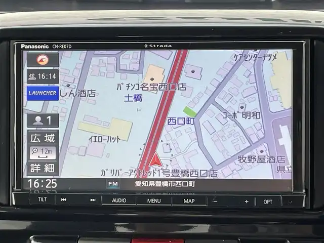 ダイハツ タント カスタム X スペシャル 愛知県 2013(平25)年 7.1万km ブラックマイカメタリック ストラーダ製SDメモリーナビ/フルセグTV/CD/DVD再生/ミュージックサーバー（SD録音）/Bluetooth接続/純正14インチアルミホイール/純正HIDヘッドライト/スマートキー/オートエアコン/純正フロアマット/電動格納ミラー/助手席側パワースライドドア