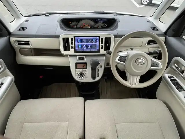 ダイハツ ムーヴ キャンバス G メイクアッフ SA Ⅱ 長野県 2016(平28)年 4.4万km パールホワイトⅢ/ナチュラルベージュマイカメタリック 2トーン 禁煙車/4WD/純正8インチナビ/【NSZN-X67D】/（CD/DVD/フルセグTV/Bluetooth/HDMI）/スマートアシスト２/・衝突回避支援ブレーキ/・衝突警報機能/・車線逸脱警報機能/・誤発進抑制制御機能/・先行車発進お知らせ機能/全周囲カメラ/バックカメラ/ETC/両側パワースライドドア/ステアリングスイッチ/アイドリングストップ/ベンチシート/LEDヘッドライト/純正ドラレコ/フォグランプ/オートライト/スマートキー/Pスタート/電動格納ミラー/純正フロアマット/ドアバイザー