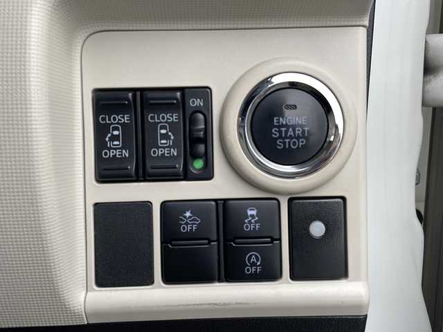 ダイハツ ムーヴ キャンバス G メイクアッフ SA Ⅱ 長野県 2016(平28)年 4.4万km パールホワイトⅢ/ナチュラルベージュマイカメタリック 2トーン 禁煙車/4WD/純正8インチナビ/【NSZN-X67D】/（CD/DVD/フルセグTV/Bluetooth/HDMI）/スマートアシスト２/・衝突回避支援ブレーキ/・衝突警報機能/・車線逸脱警報機能/・誤発進抑制制御機能/・先行車発進お知らせ機能/全周囲カメラ/バックカメラ/ETC/両側パワースライドドア/ステアリングスイッチ/アイドリングストップ/ベンチシート/LEDヘッドライト/純正ドラレコ/フォグランプ/オートライト/スマートキー/Pスタート/電動格納ミラー/純正フロアマット/ドアバイザー