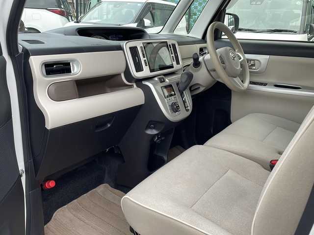 ダイハツ ムーヴ キャンバス G メイクアッフ SA Ⅱ 長野県 2016(平28)年 4.4万km パールホワイトⅢ/ナチュラルベージュマイカメタリック 2トーン 禁煙車/4WD/純正8インチナビ/【NSZN-X67D】/（CD/DVD/フルセグTV/Bluetooth/HDMI）/スマートアシスト２/・衝突回避支援ブレーキ/・衝突警報機能/・車線逸脱警報機能/・誤発進抑制制御機能/・先行車発進お知らせ機能/全周囲カメラ/バックカメラ/ETC/両側パワースライドドア/ステアリングスイッチ/アイドリングストップ/ベンチシート/LEDヘッドライト/純正ドラレコ/フォグランプ/オートライト/スマートキー/Pスタート/電動格納ミラー/純正フロアマット/ドアバイザー