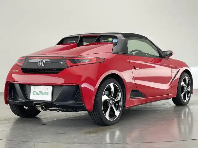 ホンダ Ｓ６６０ α 愛知県 2015(平27)年 3.7万km フレームレッド ディスプレイオーディオ　バックカメラ　衝突軽減　ＥＴＣ　禁煙　Ｂｌｕｅｔｏｏｔｈ　黒ハーフレザー　ＨＤＭＩ　パドルシフト　ＬＥＤオートライト　ＵＳＢポート　アイドリングストップ　プッシュスタート