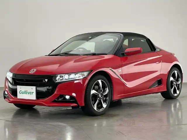 ホンダ Ｓ６６０ α 愛知県 2015(平27)年 3.7万km フレームレッド ディスプレイオーディオ　バックカメラ　衝突軽減　ＥＴＣ　禁煙　Ｂｌｕｅｔｏｏｔｈ　黒ハーフレザー　ＨＤＭＩ　パドルシフト　ＬＥＤオートライト　ＵＳＢポート　アイドリングストップ　プッシュスタート