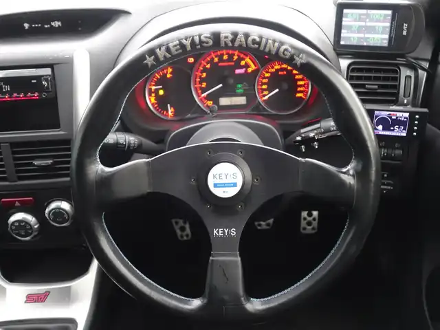スバル インプレッサ ＷＲＸ STi スペックC 山形県 2012(平24)年 6.1万km WRブルーマイカ 4WD/6MT/カロッツェリアカーオーディオ/　　【BT USB AUX Radio】/純正17インチアルミホイール/ローダウン/ターボ/インタークーラー冷却機能/KEY’S RACING ステアリング/カロッツェリアツイーター/ウィンカーミラー/AAC/フロアマット/リモコンキー/ETC