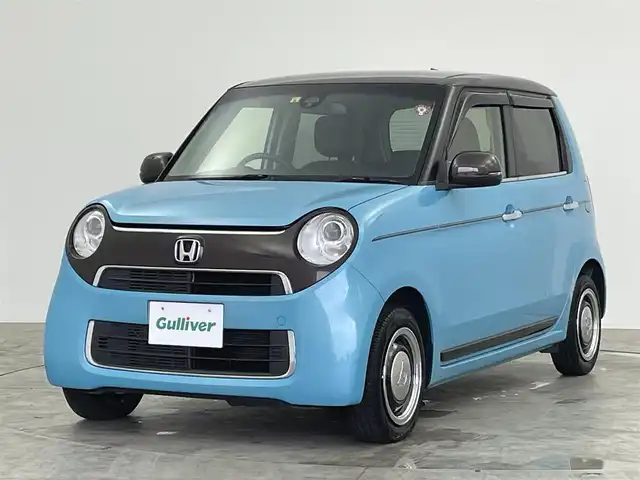 ホンダ Ｎ ＯＮＥ G SS ブラウンスタイルパッケージ 群馬県 2016(平28)年 1.6万km イノセントブルーメタリック 衝突被害軽減ブレーキ　社外７インチナビ　バックカメラ　オートライト　シートヒーター　ステアリングリモコン　スマートキー　オートエアコン　横滑り防止装置　社外フロアマット　ＥＴＣ　禁煙車