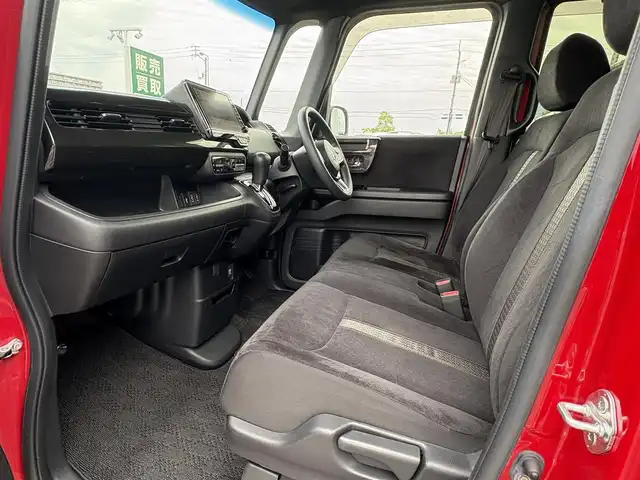ホンダ Ｎ ＢＯＸ カスタム G L ホンダセンシング 徳島県 2018(平30)年 5.1万km ミラノレッド 純正８インチナビ　VXU-195NBi/(AM.FM.CD.DVD.フルセグ.SD.USB.BT.Car Play)/ホンダセンシング/・アダプティブ・クルーズ・コントロール（ACC）/・衝突軽減ブレーキ（CMBS）/・誤発進抑制機能（前後進）/・歩行者事故低減ステアリング/・路外逸脱抑制機能/・先行車発進お知らせ機能/・標識認識機能/・オートハイビーム/前方ドライブレコーダー/バックカメラ/ＬＥＤヘッドライト/社外アルミホイール/純正ビルトインＥＴＣ/オートエアコン/スペアキー/片側パワースライドドア/フルフラットシート