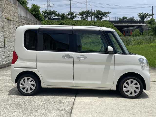 ダイハツ タント X SAⅡ 長崎県 2016(平28)年 5.6万km パールホワイトⅢ ワンオーナー/純正メモリナビ/(CD/DVD/BT/フルセグ)/バックカメラ/衝突軽減ブレーキ/片側パワースライドドア/オートライト/電動格納ミラー/ETC/バックソナー/スマートキー/プッシュスタート
