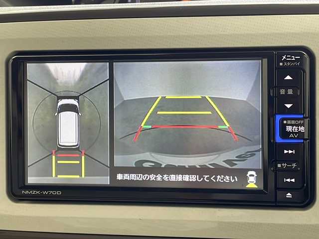 ダイハツ ムーヴ キャンバス G メイクアップ リミテッド　SAⅢ 茨城県 2020(令2)年 6.9万km パールホワイトⅢ/スムースグレーマイカメタリック 2トーン 純正ナビ　全方位カメラ　スマートアシスト　衝突軽減ブレーキ　バックカメラ　両側パワースライドドア　純正ドラレコ　プッシュスタート　純正ドラレコ　電格ミラー　ブルートゥース　電動格納ミラー　スマートキー
