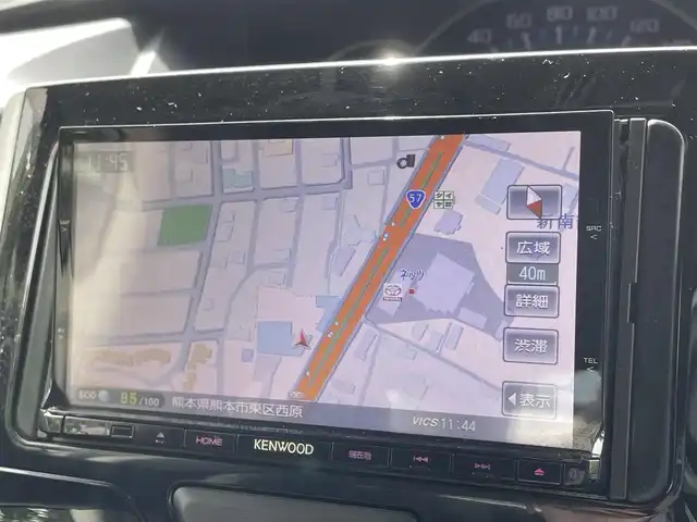 ダイハツ タント カスタム RS スマートセレ SA 熊本県 2014(平26)年 11.6万km パールホワイトⅢ 衝突軽減ブレーキ/プッシュスタート/社外ナビ/（CD・DVD・フルセグTV・BTオーディオ・SD）/ETC/純正15インチAW/両側パワースライドドア/LEDヘッドライト/オートライト/フォグライト/横滑り防止装置/ウィンカーミラー/純正フロアマット/純正ドアバイザー